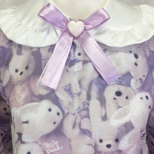 Load image into Gallery viewer, Adorable Nile Perch sailor collar bunny dress 1990
