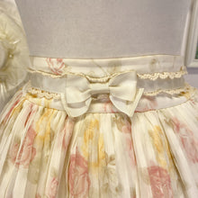Load image into Gallery viewer, liz lisa floral chiffon bow ribbon lace white skirt 1872

