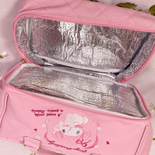Load image into Gallery viewer, my melody sanrio purse multi tote lunch bag with cooler compartment 1777
