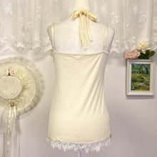 Load image into Gallery viewer, Axes femme boho chic knit crochet lace cami camisole top 1802
