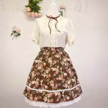 Load image into Gallery viewer, Amavel casual lolita floral lace faux 2-piece dress 1827
