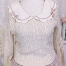 Load image into Gallery viewer, Axes Femme sweater dress combo w/ sailor collar 1978
