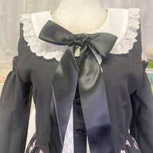 Load image into Gallery viewer, kuromi sanrio open shoulder collared cosplay lolita dress M 1870
