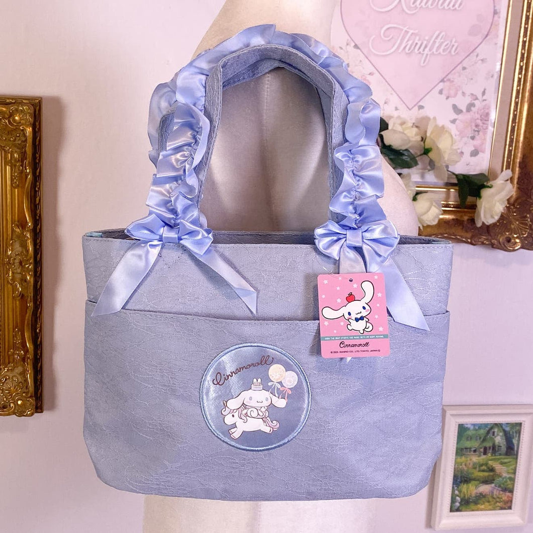 cinnamoroll sanrio lolita pony ruffle lace purse bag 1771