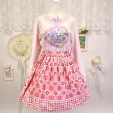 Load image into Gallery viewer, Emily Temple kawaii plaid rose print skirt 1803
