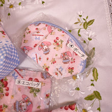 Load image into Gallery viewer, my melody sanrio x olive des olive tote ecobag hand towel and pouch set 1791
