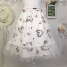 Load image into Gallery viewer, Secret Honey strawberry heart skirt with tulle 1661
