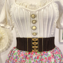 Load image into Gallery viewer, liz lisa vintage himekaji gyaru floral ruffle dress with faux belt 1831
