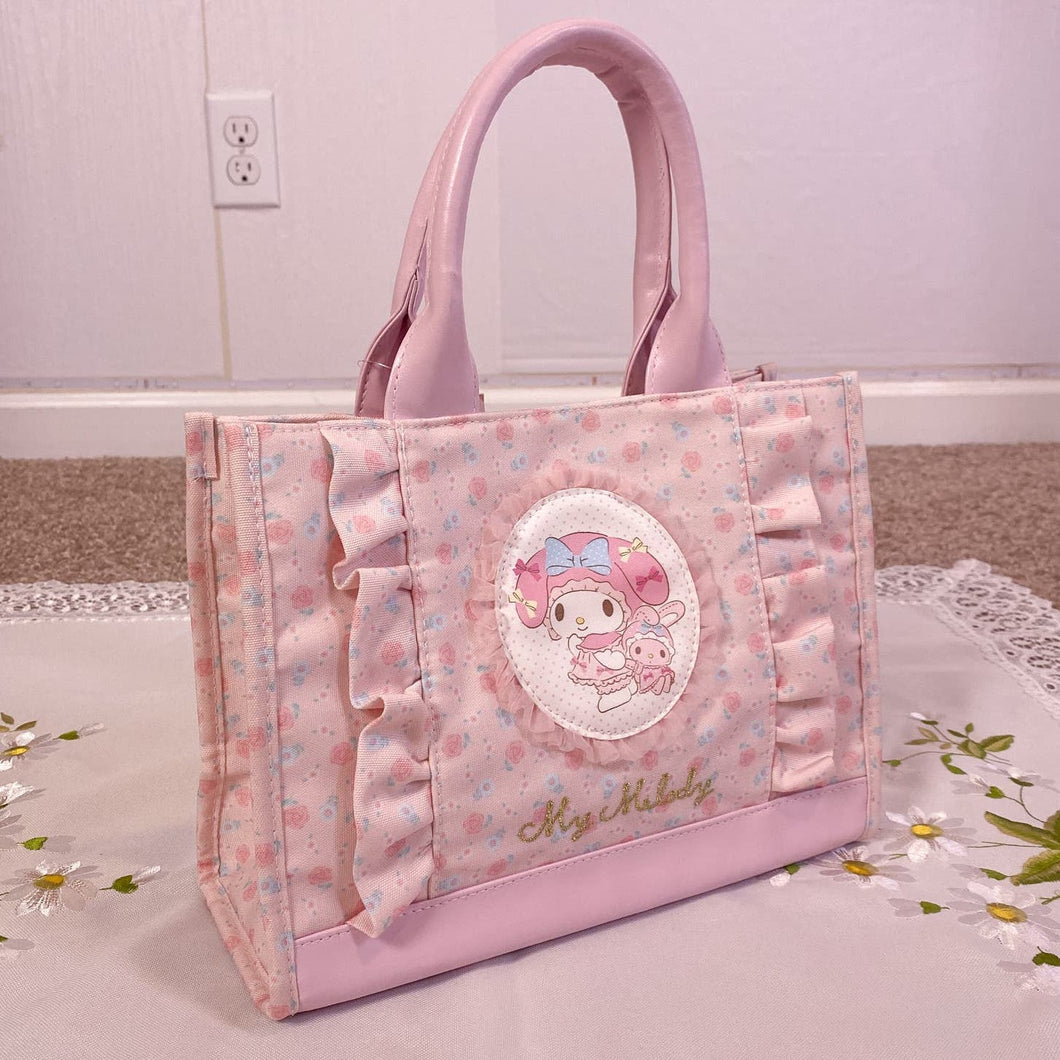 My melody sanrio lolita floral kawaii pink floral purse 1784