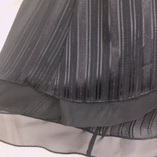 Load image into Gallery viewer, Axes Femme black layered chiffon cocktail dress 1977
