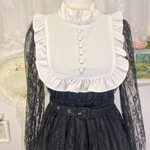 Load image into Gallery viewer, ank rouge larme jirai kei lace back and white dress with belt 1822
