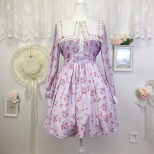 Load image into Gallery viewer, Ank rouge My Melody Hime Kaji collared dress w/ ribbon 1909
