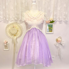 Load image into Gallery viewer, Swan Kiss kawaii fairy kei lace and tulle pastel baby doll dress 1836
