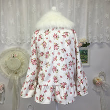 Load image into Gallery viewer, Liz Lisa floral poncho with fur collar 1737
