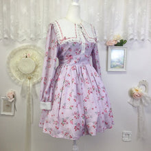 Load image into Gallery viewer, Ank rouge My Melody Hime Kaji collared dress w/ ribbon 1909
