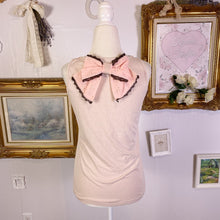 Load image into Gallery viewer, axes femme lolita tank top with removable back bow 1699
