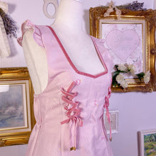 Load image into Gallery viewer, liz lisa floral peplum suspender skirt JSK 1638
