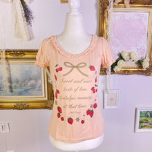 Load image into Gallery viewer, ank rouge strawberry cherry kawaii tshirt
