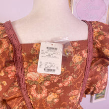 Load image into Gallery viewer, vintage liz lisa floral princess corset waist dress 1655
