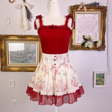 Load image into Gallery viewer, liz lisa red camisole tank top with bow straps 1712
