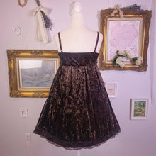 Load image into Gallery viewer, liz lisa velour velvet babydoll dress 1661
