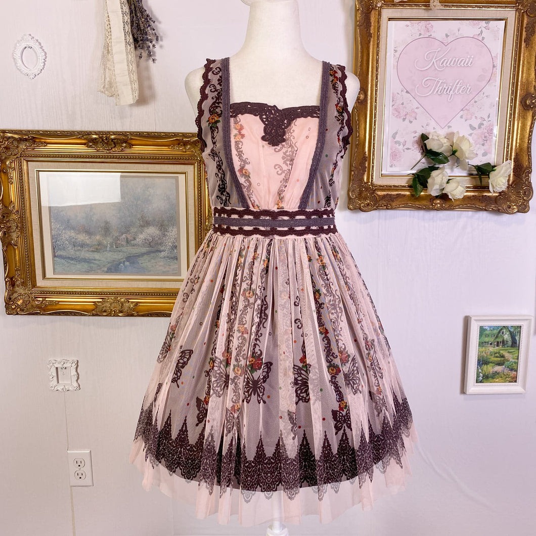 axes femme tulle floral lace fairy etherical butterfly dress 1674