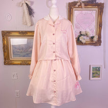 Load image into Gallery viewer, My melody sanrio skirt and collared blouse set L 1671
