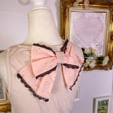 Load image into Gallery viewer, axes femme lolita tank top with removable back bow 1699
