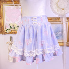 Load image into Gallery viewer, Liz lisa rose cosmetic puff tulle sukapan skirt
