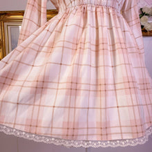 Load image into Gallery viewer, liz lisa plaid sailor collar dress with bow pin 1660
