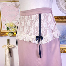Load image into Gallery viewer, ank rouge larme kei maid garter apron lace skirt
