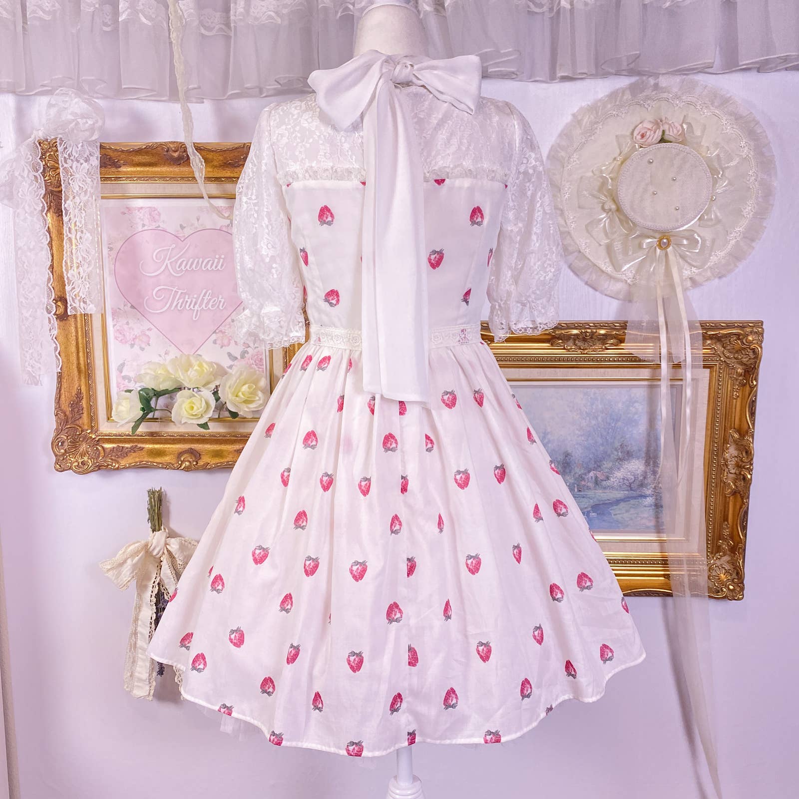 mille fille closet Melty Strawberry スカートミニスカート